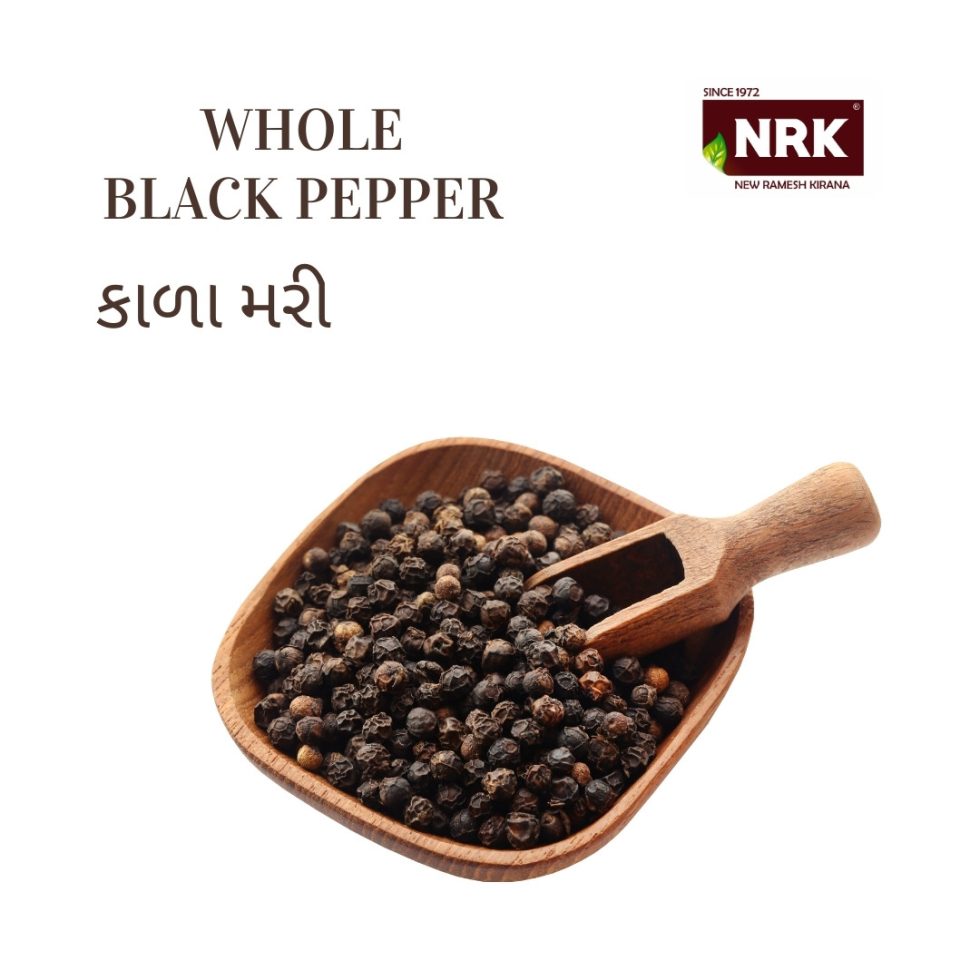 image of the whole black pepper product with NRK Logo.